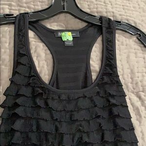 INC Ruffled Racerback Top - Size S